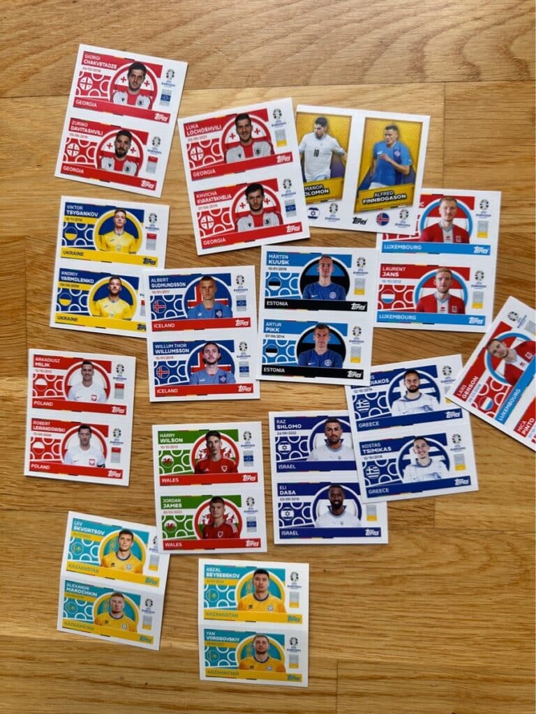 Topps Em Sticker Statt Panini Sammelbilder Zur Em