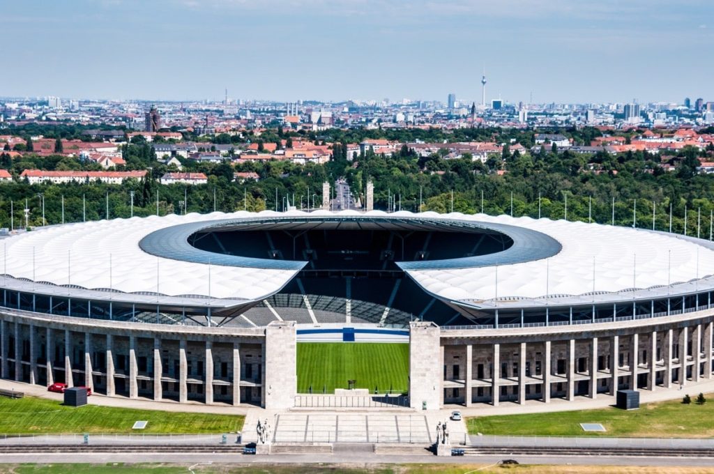 Das Berliner Olympiastadion ist Spielstätte bei der EM 2024 (Copyright depositphotos.com)