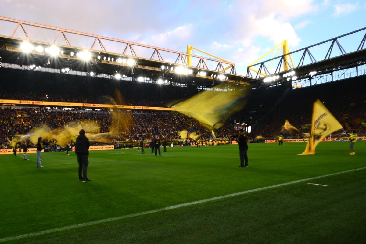Der Signal Iduna Park in Dortmund wird während der EM 2024 BVB Stadion Dortmund heißen. (Copyright depositphotos.com)