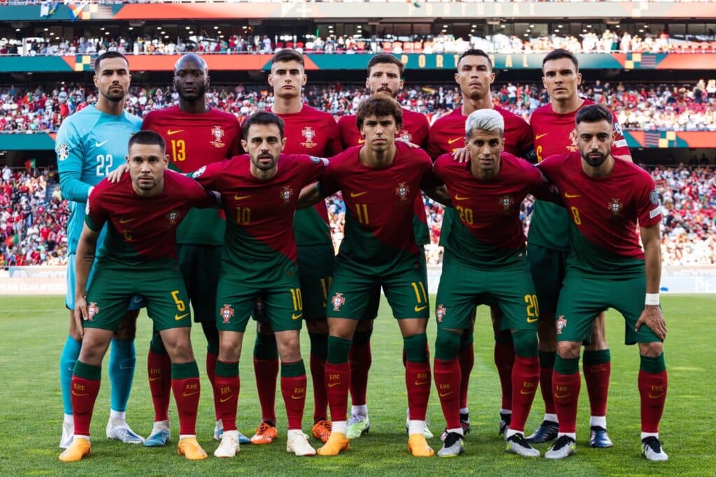 Die portugiesische Fußballnationalmannschaft gegen Bosnien-Herzegowina  (Maciej Rogowski)