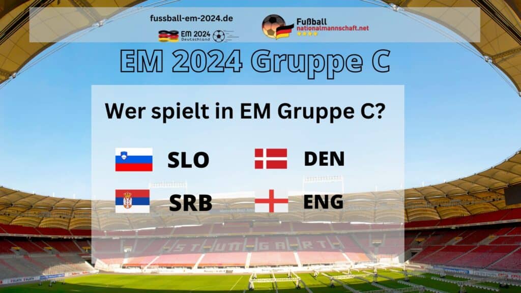 Wer spielt in EM Gruppe C? Nationalmannschaften in der EM 2024 Gruppe C