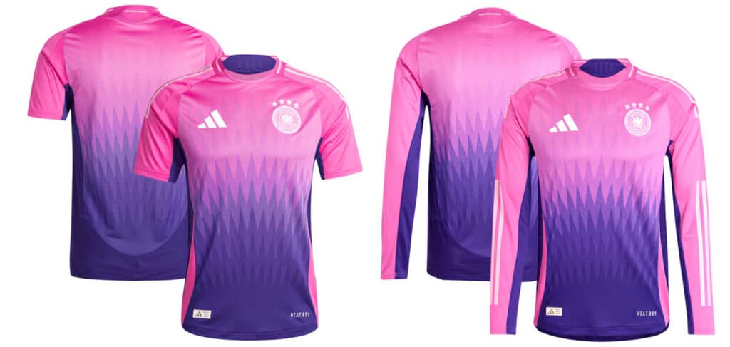 Das neue Pink-lila farbene DFB Awaytrikot 2024