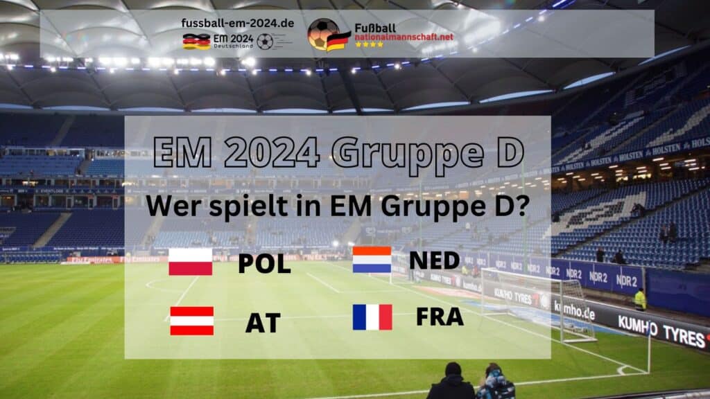 Wer spielt in EM Gruppe D? Nationalmannschaften in der EM 2024 Gruppe D