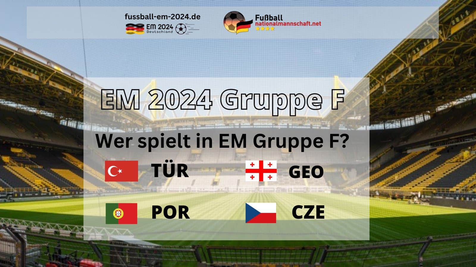 Wo Spielt Gruppe F Em 2024