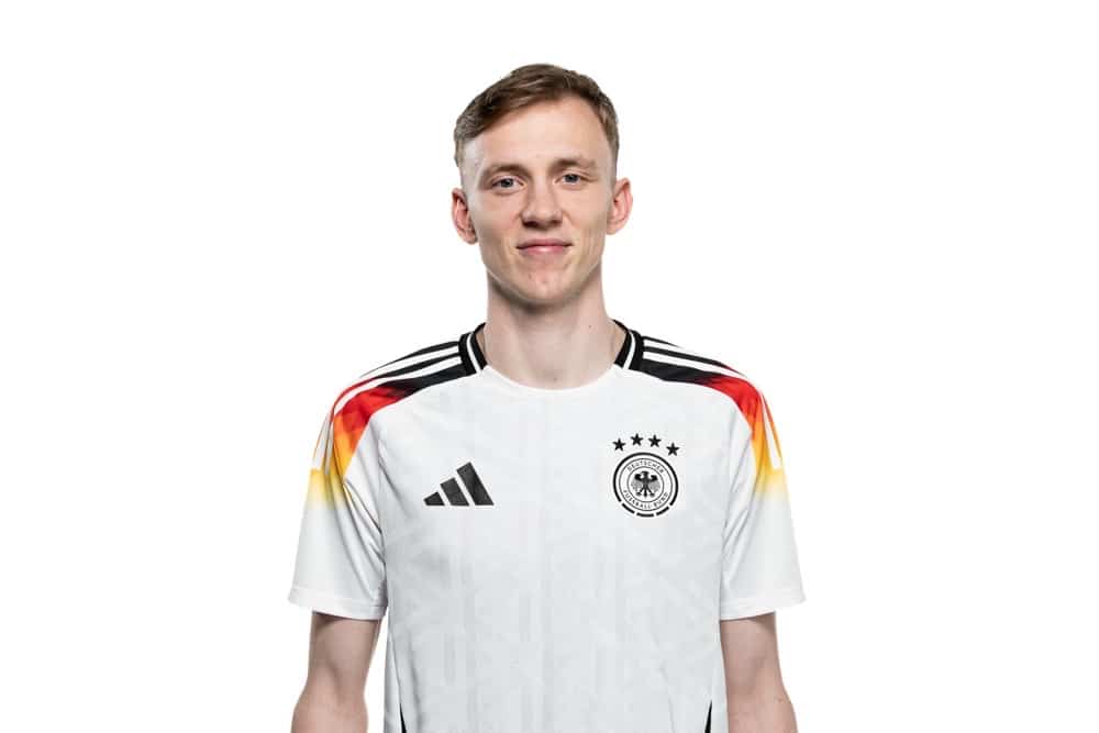 Maximilian Beier im neuen DFB Trikot 2024 -  Foto: Thomas Boecker/DFB