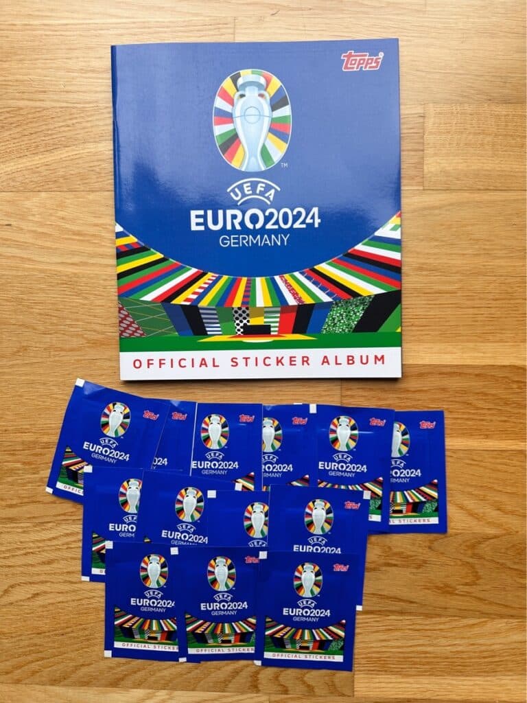 Topps EM 2024 Sticker statt Panini Sammelbilder zur EM 2024: