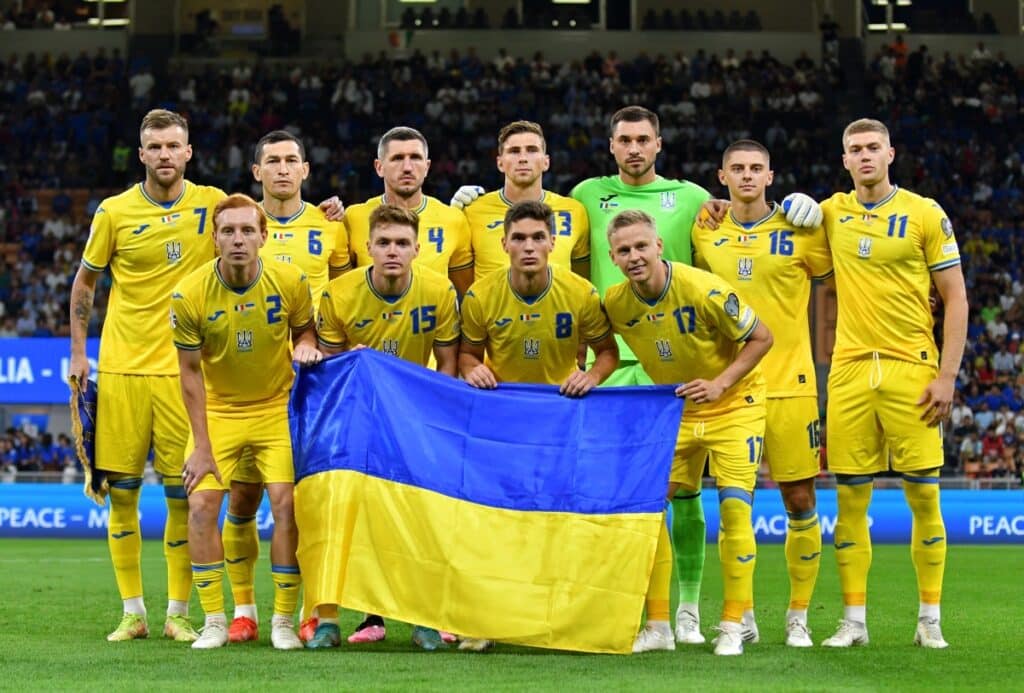 11. September 2023: Die Nationalmannschaft der Ukraine im November 2024 (Foto Depositphotos.com) 